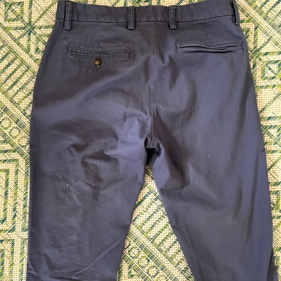 Old Navy Ultimate Slim Chino Pants Mens 30/32 Soft Blue Cotton 4 Pocket VGUC - Picture 2 of 6